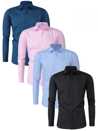 Chemise élégante à manches longues avec boutons