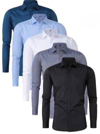 Chemise élégante à manches longues avec boutons