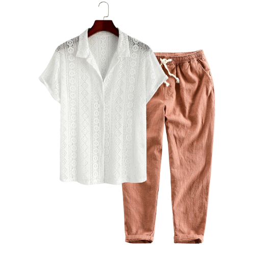 Ensemble à manches courtes