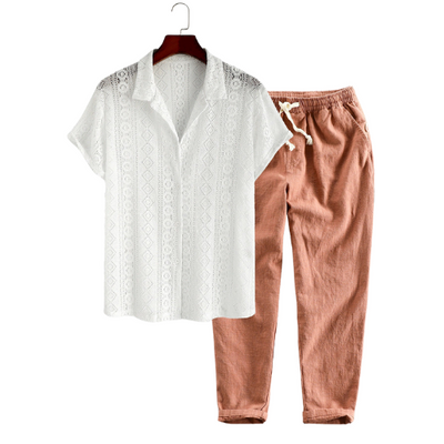 Ensemble à manches courtes