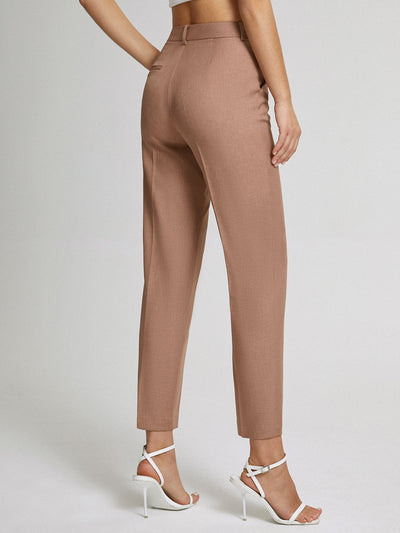 Pantalon élegant taille haute