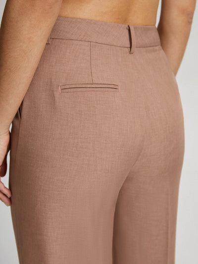 Pantalon élegant taille haute