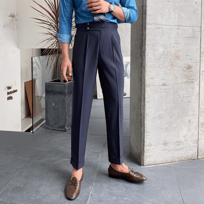 Edward - Pantalons Taille Haute Élégants