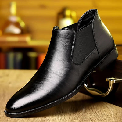 Bottines En Cuir Élégantes