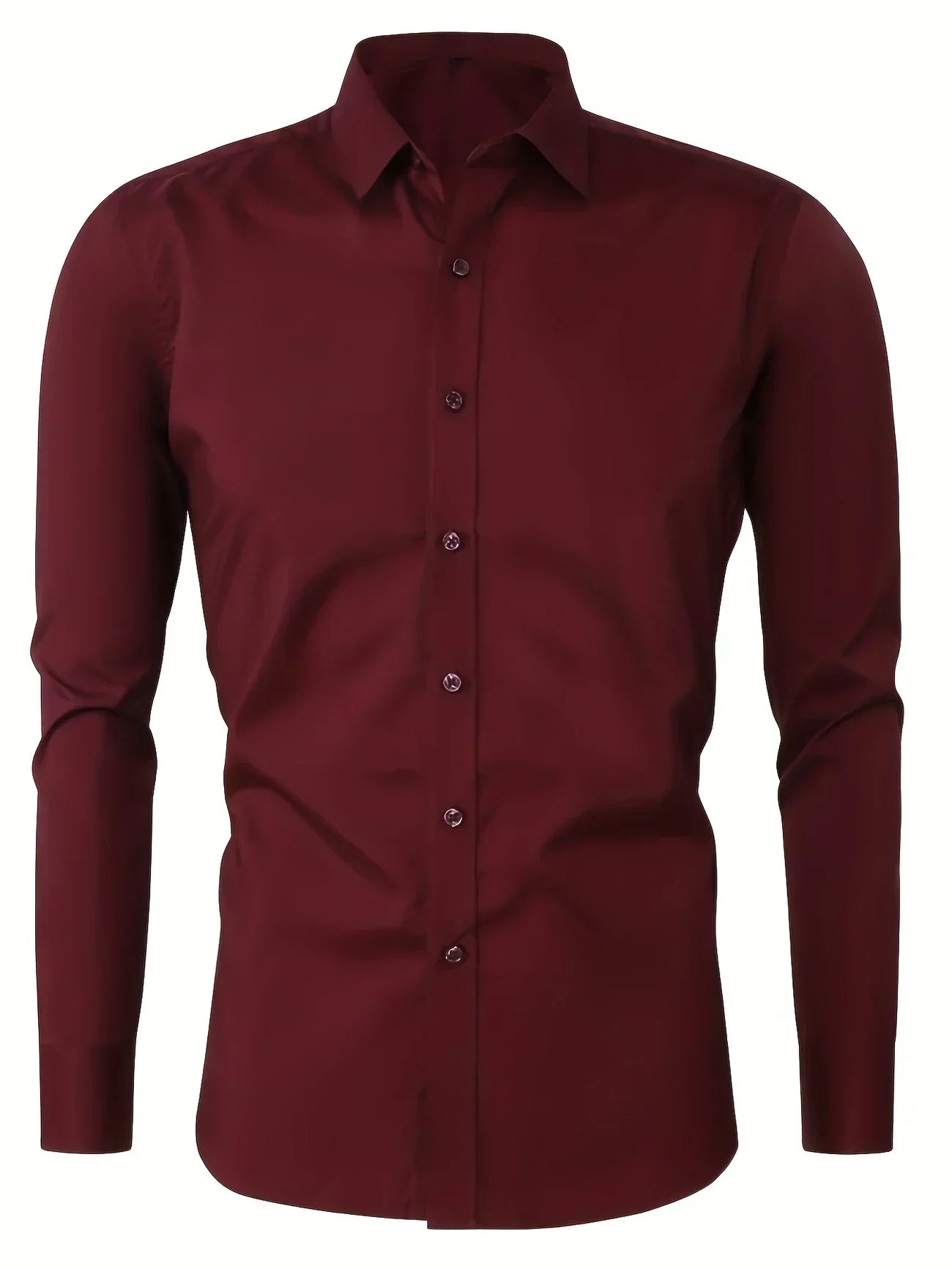 Chemise élégante à manches longues avec boutons