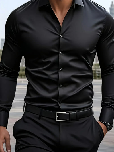 Chemise élégante à manches longues avec boutons